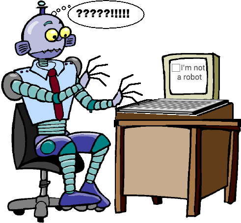 Robot confused by a Google reCAPTCHA