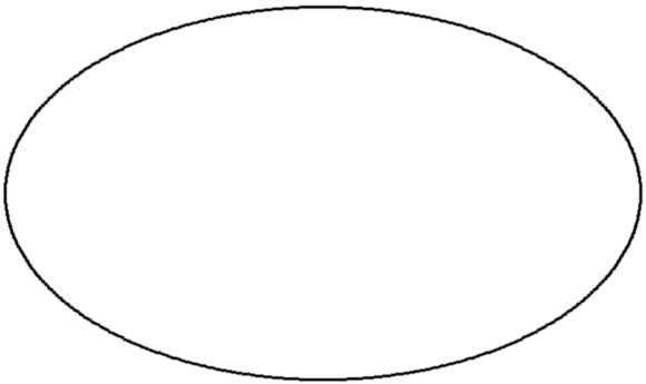 ellipse drawn with 3x3 gif